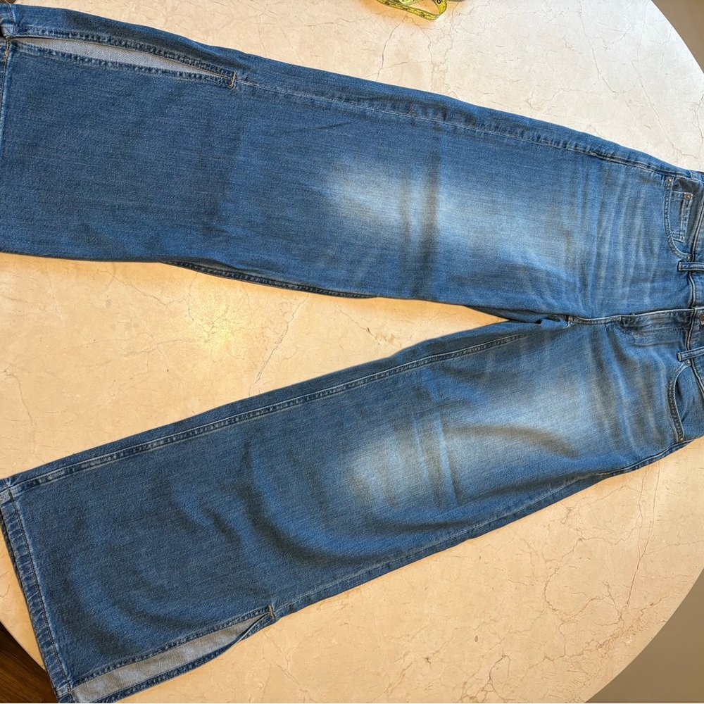 Banana Republic Wide Leg Blue Jeans